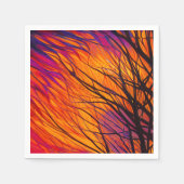 ツリアートー スタンダードカクテルナプキン (正面)