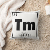 ツリウム化学元素シンボル化学式 クッション (ブランケット)