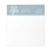 ツリエレガントヨガインストラクターウェルネスライフコーチ ノートパッド (正面)