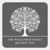 ツリエレガントーモダンファミリー懇親会 スクエアシール (正面)