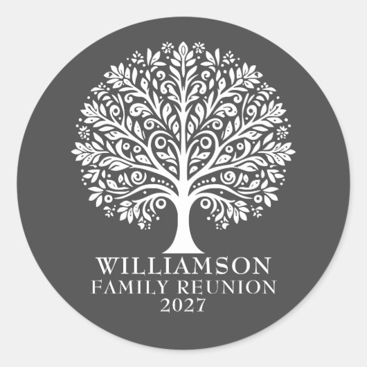 ツリエレガントーモダンファミリー懇親会 ラウンドシール (正面)