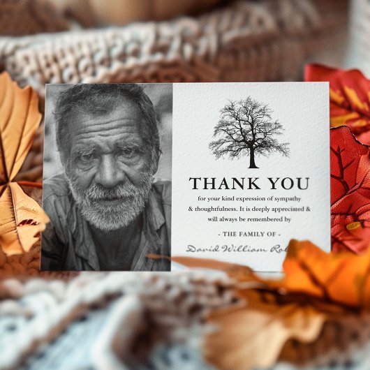 ツリエレガントー |写真葬式 サンキューカード