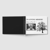 ツリエレガントー | 愛情に満ちた思い出の写真葬儀 ゲストブック (全面)