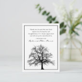 ツリエレガントー |葬儀 サンキューカード (スタンド正面)