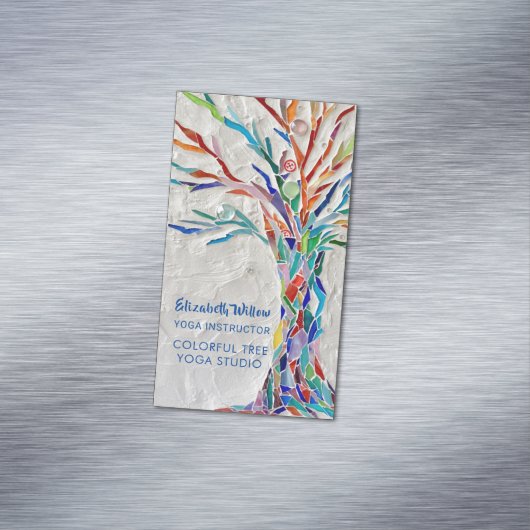 ツリカラフルヨガスタジオ マグネット名刺 (インサイチュ)