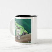 ツリガエル絵画ズ ツートーンマグカップ (正面左)