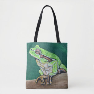 ツリガエル絵画ズ トートバッグ