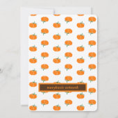 ツリトルパンプキン 招待状 (裏面)