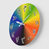 ツリマク·アクリル壁時計 ラージ壁時計 (傾斜)