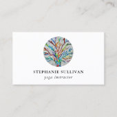 ツリモダンオブライフヨガインストラクター 名刺 (正面)