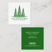 ツリモダンー・サービス スクエア名刺 (正面/裏面)