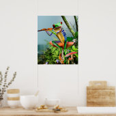 ツリユーモアのあるガエル遊の笛 ポスター (キッチン)