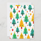 ツリーおもしろいクリスマスカード シーズンカード (裏面)