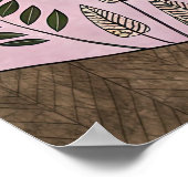 ツリーお洒落アートプリント、抽象芸術自然ポスター、 ポスター (角)