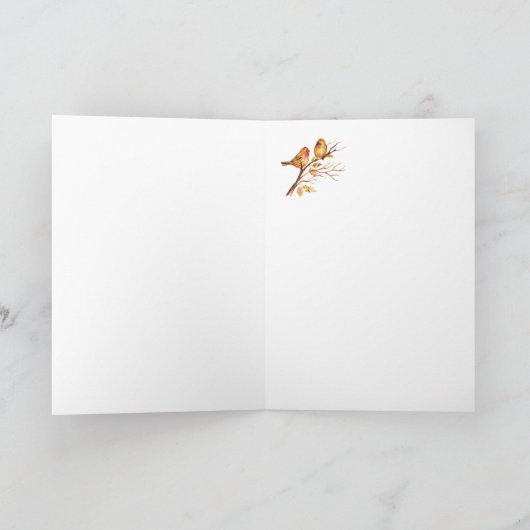 ツリーからのアドバイス感動的引用文 カード (内部)