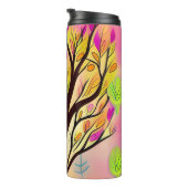 ツリーかわいらしカラフルイラストレーション タンブラー (回転右)