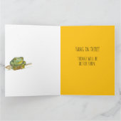 ツリーつるフロッグ勇気付けられる前向き カード (内部)