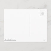 ツリーでクリスマスカーを運転するネズミ・テリア シーズンポストカード (裏面)