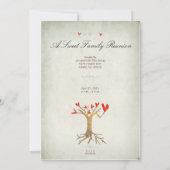 ツリーとルーツファミリハート懇親会招待状 招待状 (裏面)