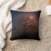 ツリーと満月枕 クッション (ブランケット)