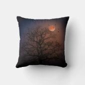 ツリーと満月枕 クッション (裏面)