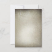 ツリーと素朴ストリングライト結婚式のRSVPカード 出欠カード (裏面)