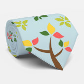 ツリーと葉 ネクタイ (ロール)