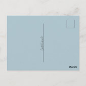 ツリーのしきい値の詩のヴィンテージアービクトリアント ポストカード (裏面)