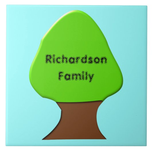 ツリーのカスタマイズ可能な系図学タイル タイル (正面)