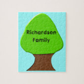 ツリーのカスタマイズ可能な系図学パズル ジグソーパズル (縦)