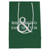 ツリーのクリスマスウェルシュテリア ミディアムペーパーバッグ (裏面)