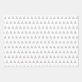 ツリーのクリスマスラッピング紙シート ラッピングペーパーシート (正面3)