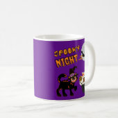 ツリーのゴッシュ、ハロウィーン コーヒーマグカップ (正面右)