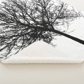 ツリーのシルエット シェルパブランケット (3/4)