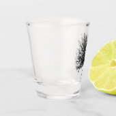 ツリーのシルエット ショットグラス (左)