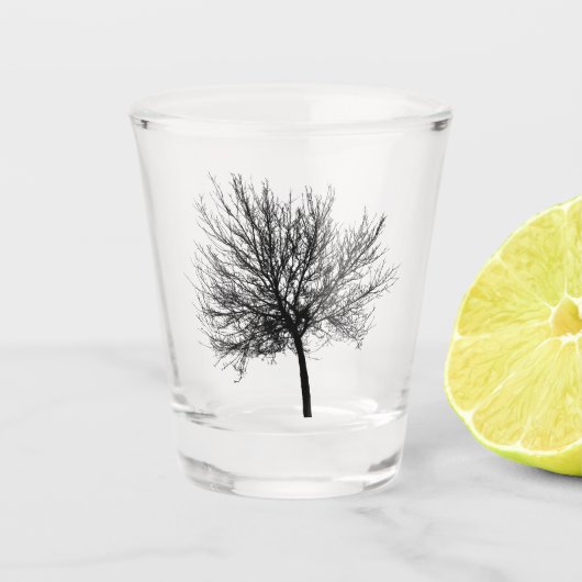 ツリーのシルエット ショットグラス (正面)