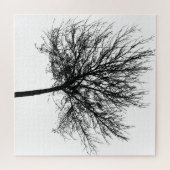 ツリーのシルエット ジグソーパズル (横)