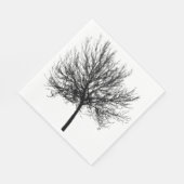 ツリーのシルエット スタンダードランチョンナプキン (角)