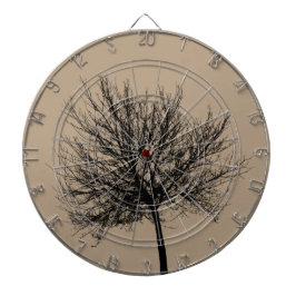 ツリーのシルエット ダーツボード