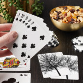 ツリーのシルエット トランプ (インサイチュ)