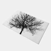 ツリーのシルエット ドアマット (アングル)