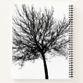 ツリーのシルエット ノートブック (裏面)