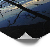 ツリーのシルエット ポスター (角)