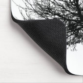 ツリーのシルエット マウスパッド (コーナー)