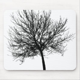 ツリーのシルエット マウスパッド
