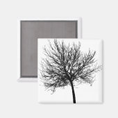 ツリーのシルエット マグネット (正面/裏面)