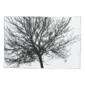 ツリーのシルエット 枕カバー (裏面)