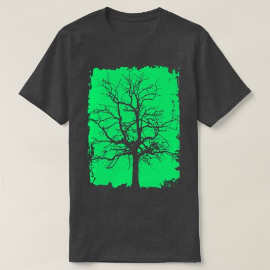 ツリーのシルエット Tシャツ (デザイン正面)
