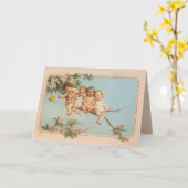 ツリーのトップベビー カード (黄色い花)