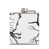 ツリーのトップ抽象芸術 フラスク (裏面)